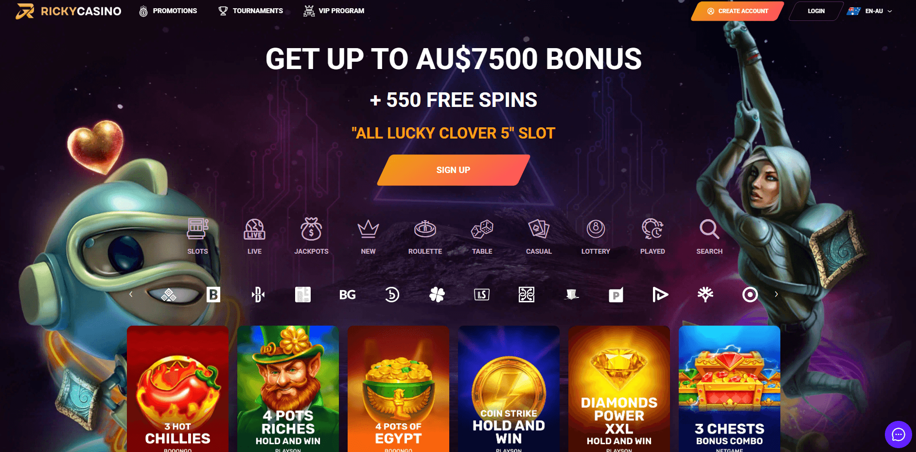 rickycasino online gambling australia main page
